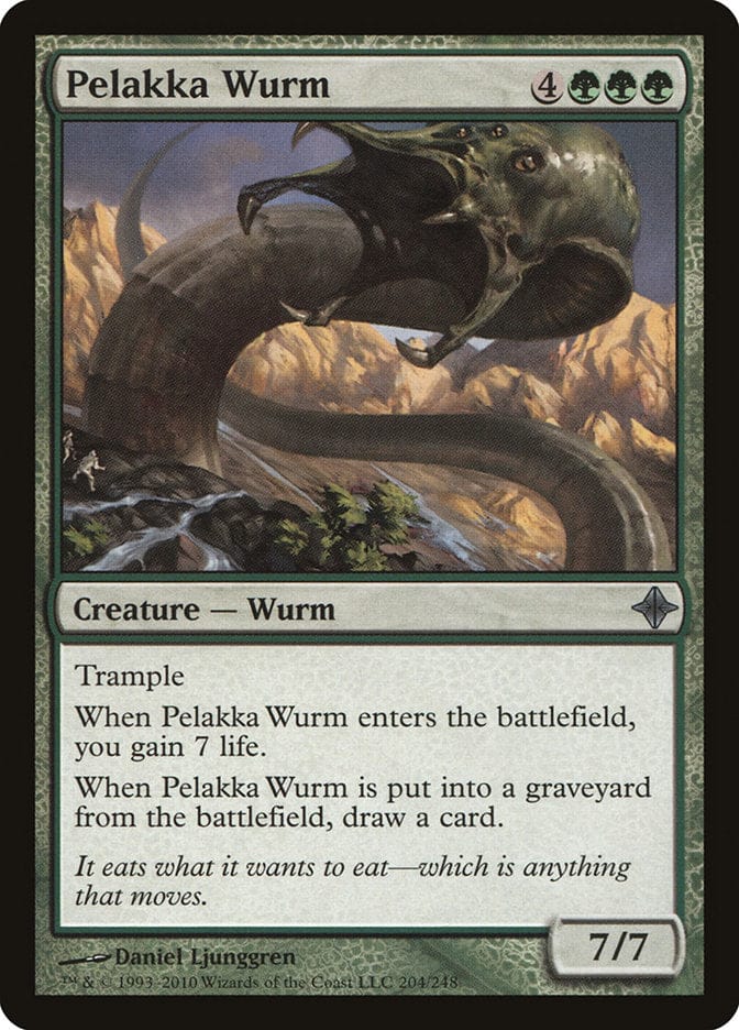 Pelakka Wurm [Rise of the Eldrazi] Magic: The Gathering
