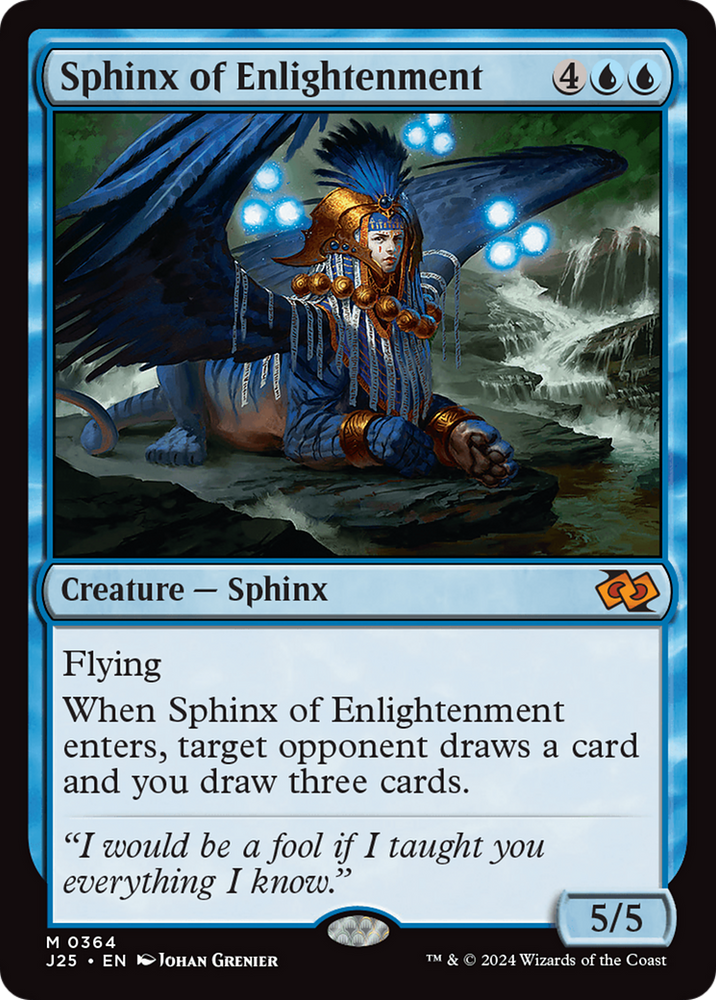 Sphinx of Enlightenment [Foundations Jumpstart] Magic: The Gathering