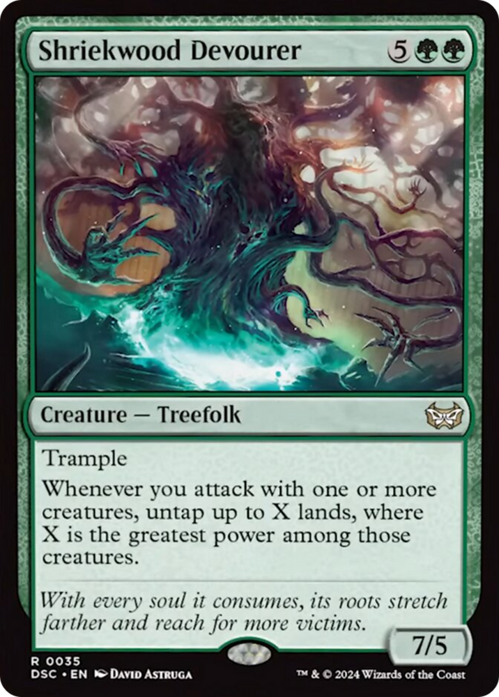 Shriekwood Devourer [Duskmourn: House of Horror Commander] Magic: The Gathering