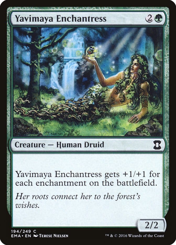 Yavimaya Enchantress [Eternal Masters] Magic: The Gathering