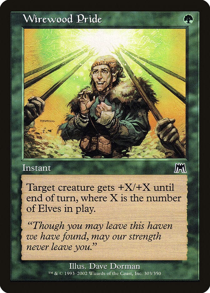 Wirewood Pride [Onslaught] Magic: The Gathering