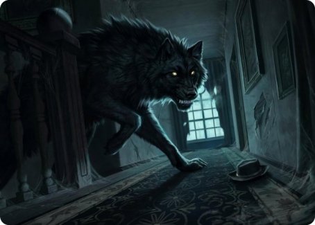 Primal Adversary Art Card [Innistrad: Midnight Hunt Art Series] Magic: The Gathering