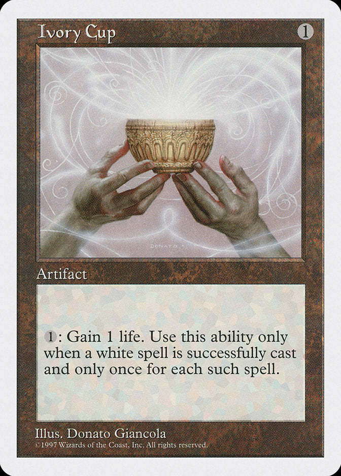 Ivory Cup [Fifth Edition] Magic: The Gathering