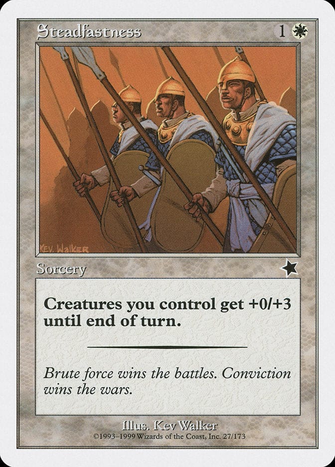 Steadfastness [Starter 1999] Magic: The Gathering