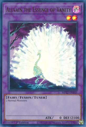 Allvain the Essence of Vanity [MP22-EN145] Ultra Rare - Yugioh Cards For Your TCG Needs!