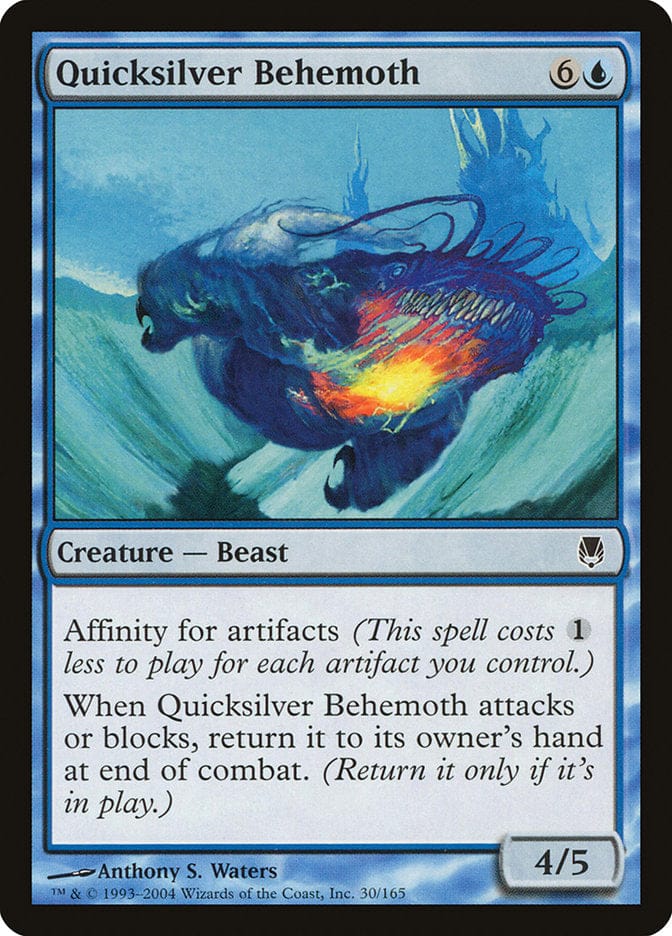 Quicksilver Behemoth [Darksteel] Magic: The Gathering
