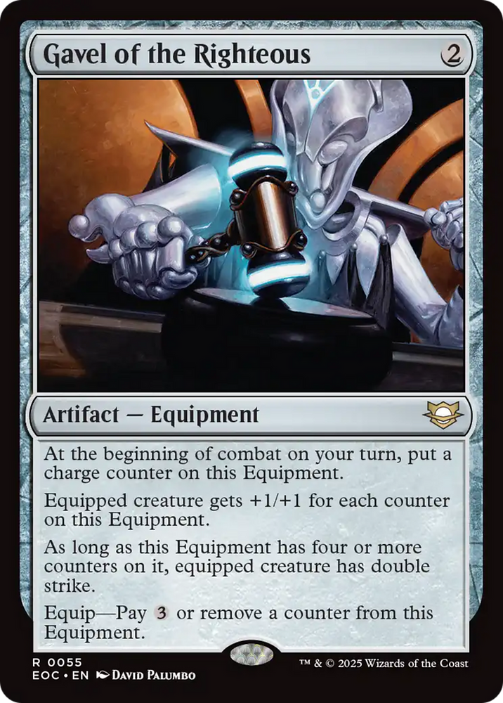 Gavel of the Righteous [Edge of Eternities Commander] Magic: The Gathering
