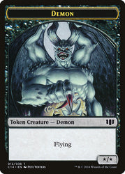 Demon (012/036) // Zombie (016/036) Double-Sided Token [Commander 2014 Tokens] Magic: The Gathering