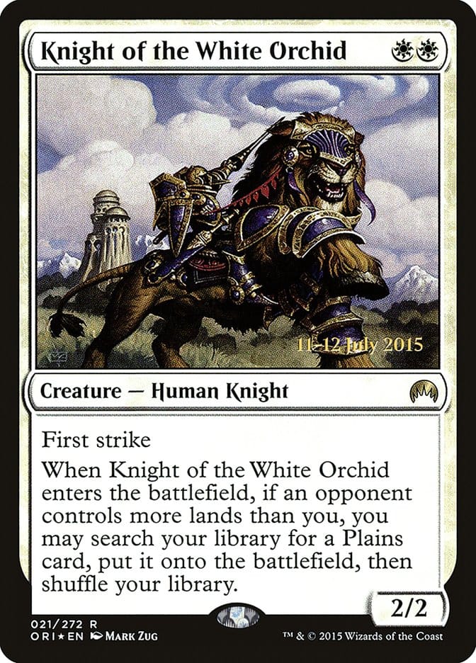 Knight of the White Orchid [Magic Origins Prerelease Promos] Magic: The Gathering