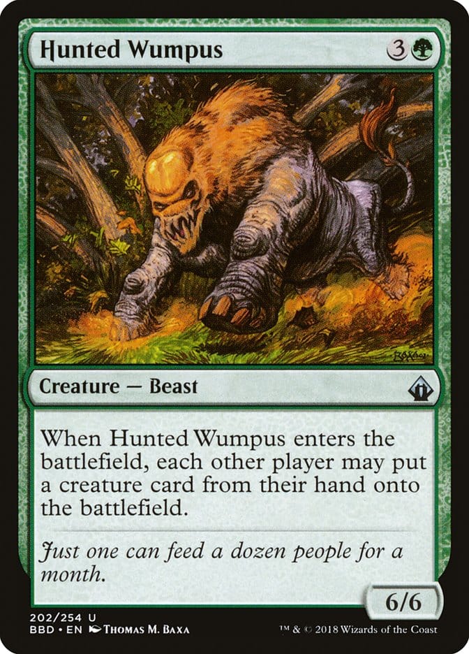 Hunted Wumpus [Battlebond] Magic: The Gathering