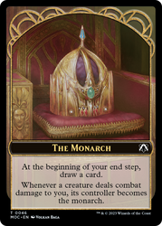 The Monarch // Shapeshifter Double-Sided Token [March of the Machine Commander Tokens] Magic: The Gathering