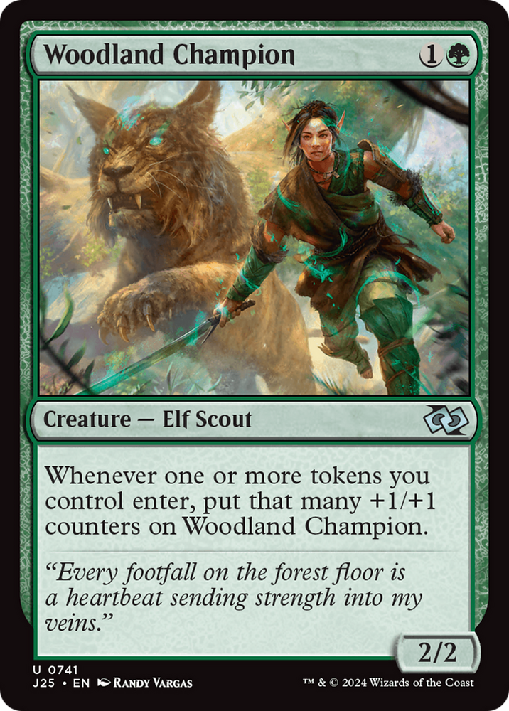 Woodland Champion [Foundations Jumpstart] Magic: The Gathering