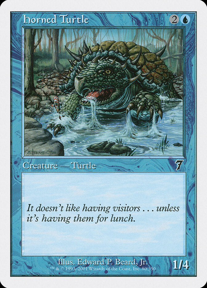 Horned Turtle [Seventh Edition] Magic: The Gathering
