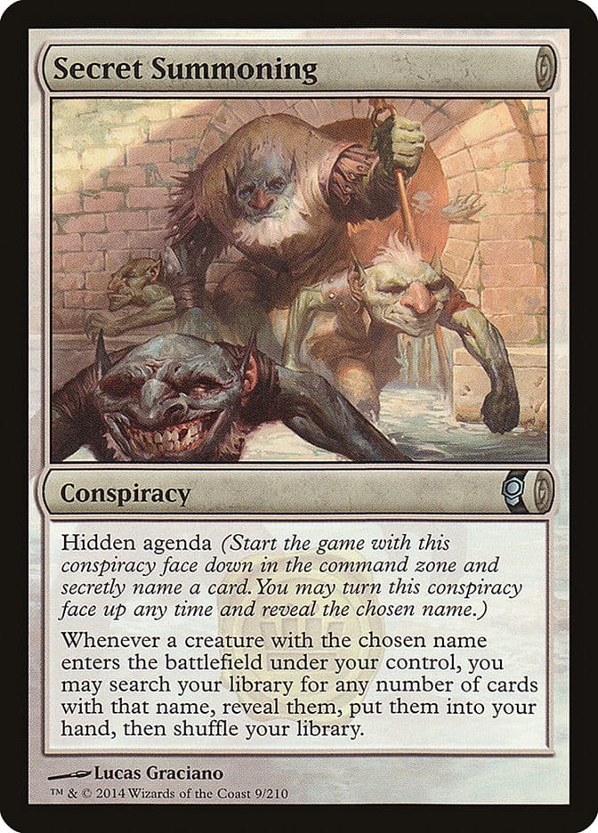 Secret Summoning [Conspiracy] Magic: The Gathering