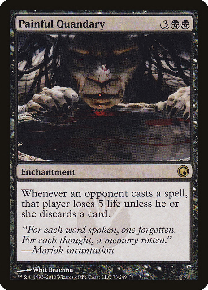 Painful Quandary [Scars of Mirrodin] Magic: The Gathering
