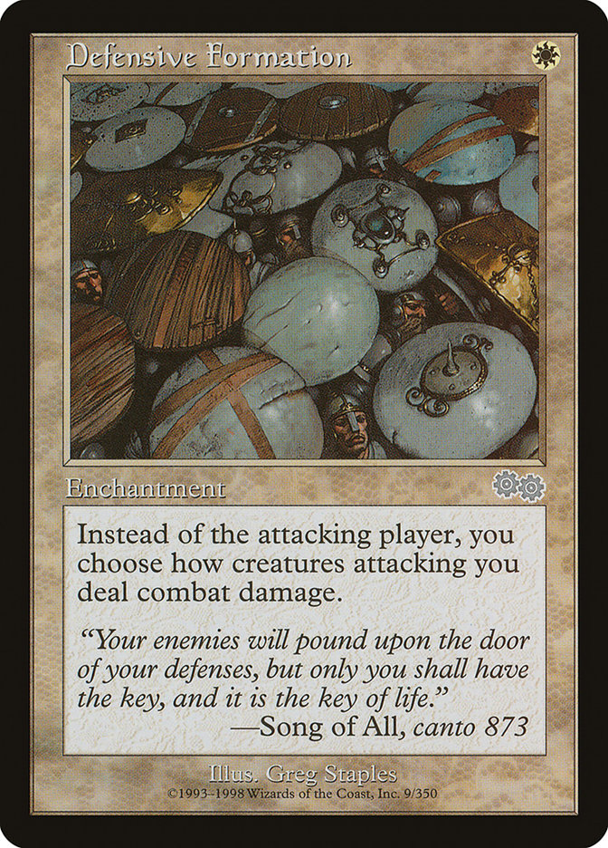 Defensive Formation [Urza's Saga] Magic: The Gathering