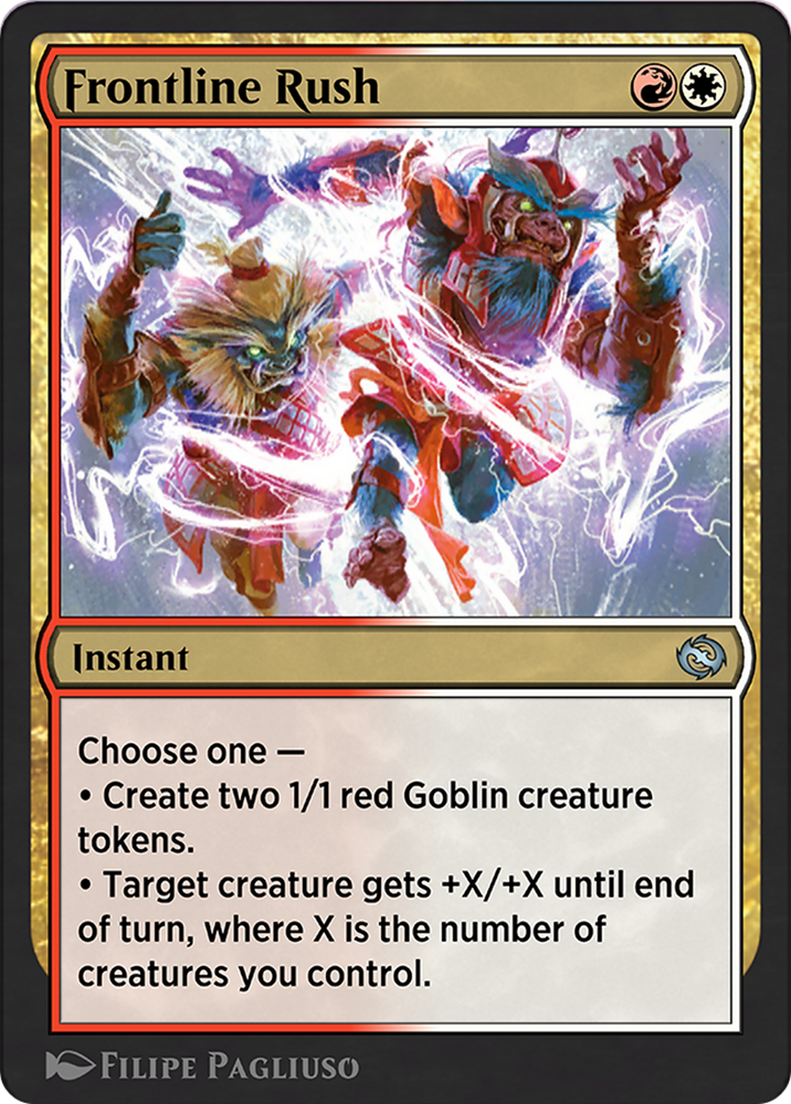 Frontline Rush [Tarkir: Dragonstorm] Magic: The Gathering
