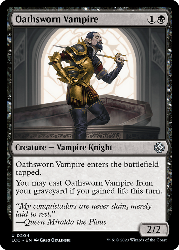 Oathsworn Vampire [The Lost Caverns of Ixalan Commander] Magic: The Gathering