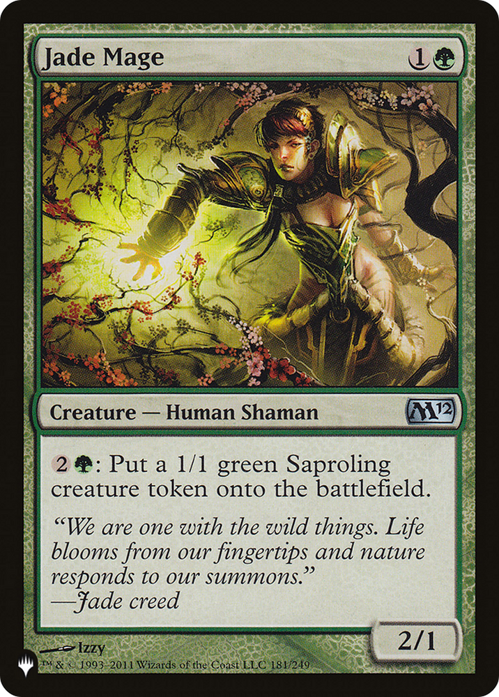 Jade Mage [The List] Magic: The Gathering