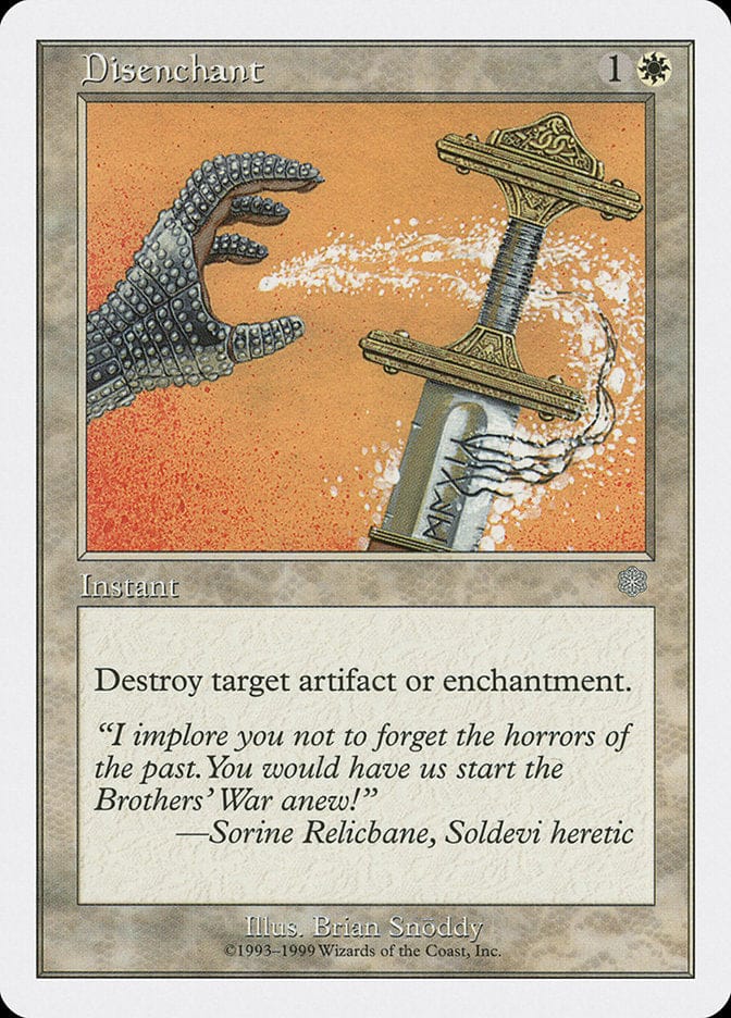 Disenchant [Battle Royale] Magic: The Gathering
