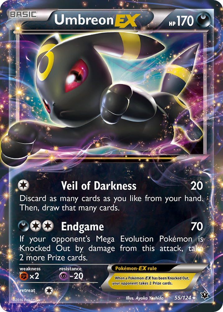 Umbreon EX (55/124) [XY: Fates Collide] Pokémon