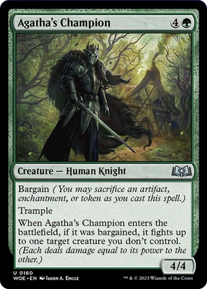 Agatha's Champion [Wilds of Eldraine] Magic: The Gathering