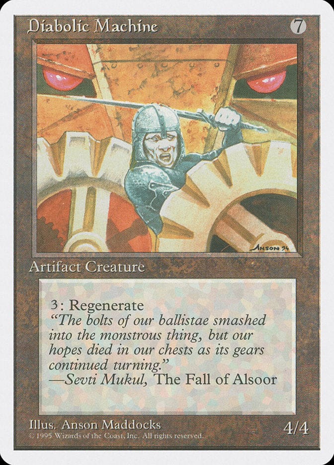 Diabolic Machine [Fourth Edition] Magic: The Gathering