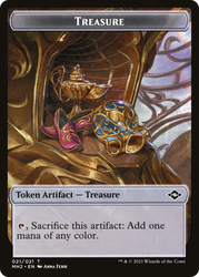 Treasure // Daretti Emblem Double-Sided Token [Secret Lair Drop Series] Magic: The Gathering