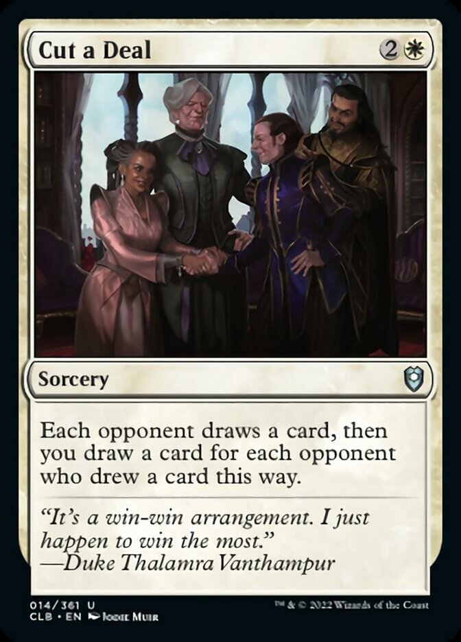 Cut a Deal [Commander Legends: Battle for Baldur's Gate] Magic: The Gathering
