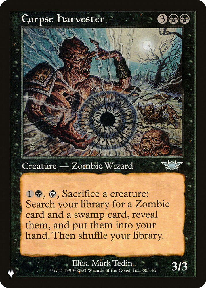 Corpse Harvester [The List] Magic: The Gathering