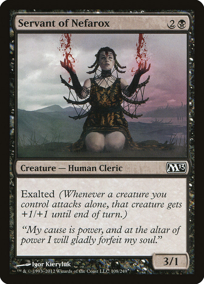 Servant of Nefarox [Magic 2013] Magic: The Gathering