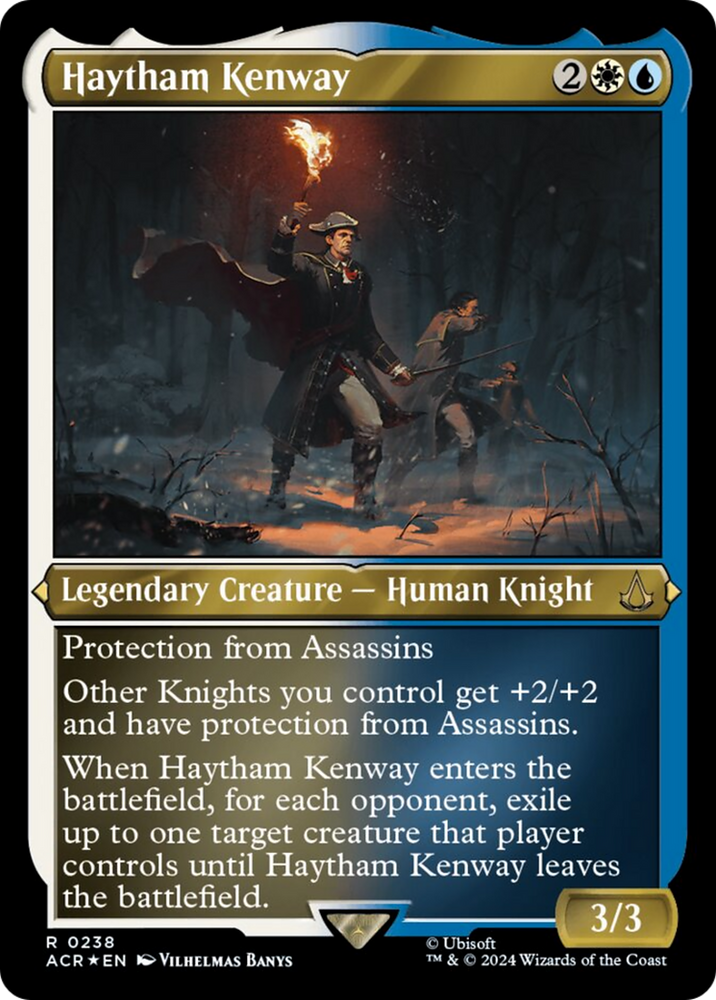 Haytham Kenway (Foil Etched) [Assassin's Creed] Magic: The Gathering