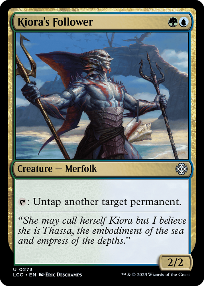 Kiora's Follower [The Lost Caverns of Ixalan Commander] Magic: The Gathering