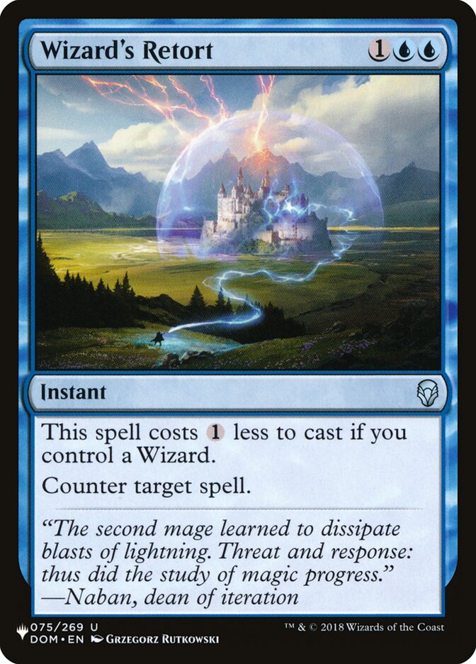 Wizard's Retort [The List] Magic: The Gathering