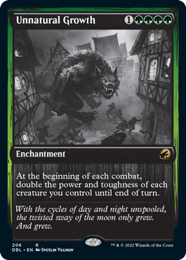 Unnatural Growth [Innistrad: Double Feature] Magic: The Gathering
