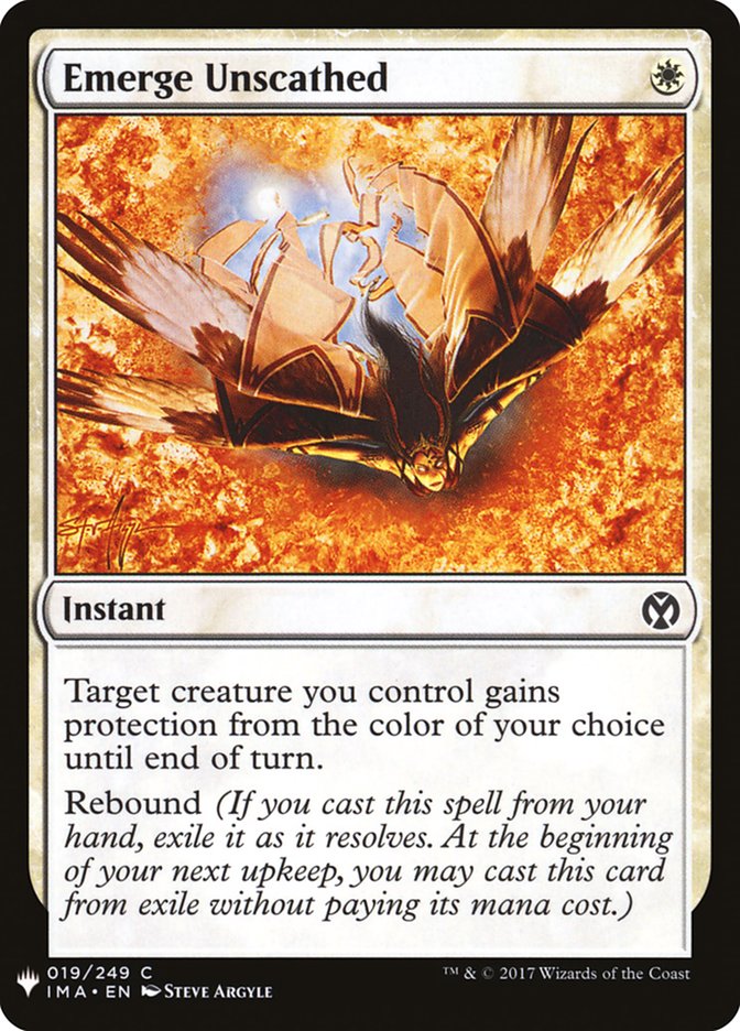 Emerge Unscathed [Mystery Booster] Magic: The Gathering