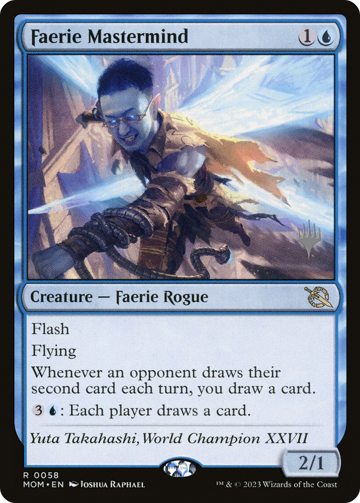 Faerie Mastermind (Promo Pack) [March of the Machine Promos] Magic: The Gathering