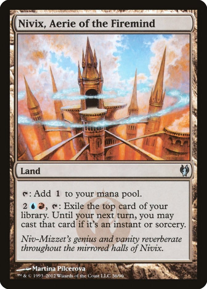Nivix, Aerie of the Firemind [Duel Decks: Izzet vs. Golgari] Magic: The Gathering
