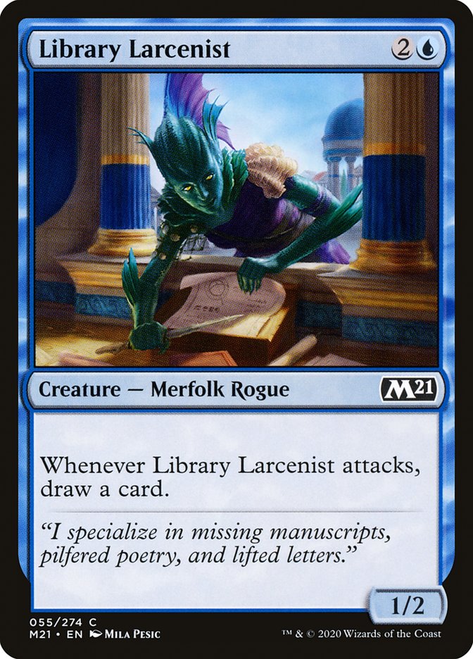 Library Larcenist [Core Set 2021] Magic: The Gathering