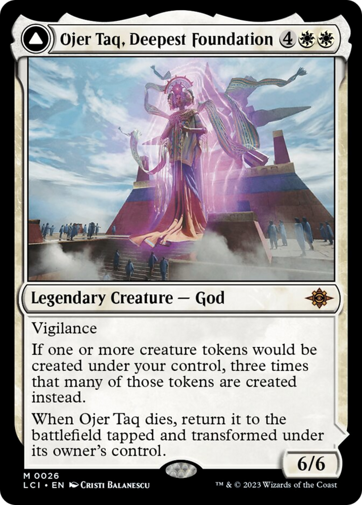 Ojer Taq, Deepest Foundation // Temple of Civilization [The Lost Caverns of Ixalan] Magic: The Gathering