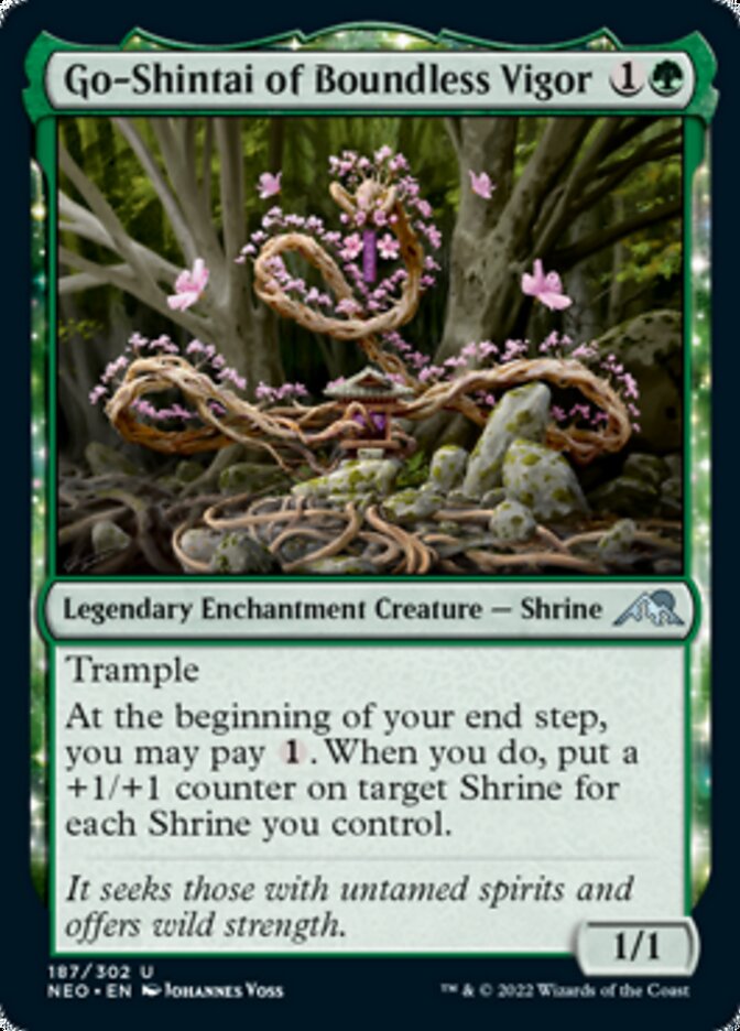 Go-Shintai of Boundless Vigor [Kamigawa: Neon Dynasty] Magic: The Gathering