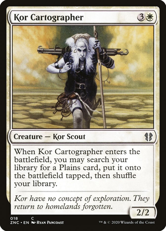 Kor Cartographer [Zendikar Rising Commander] Magic: The Gathering