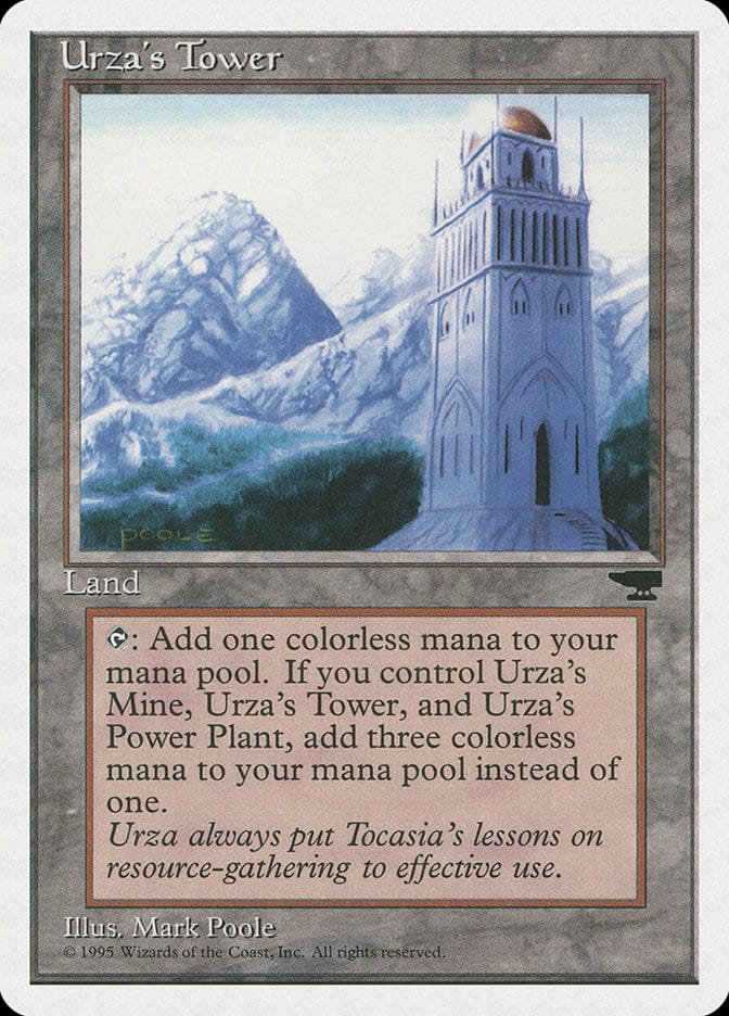Urza's Tower (Mountains) [Chronicles] Magic: The Gathering