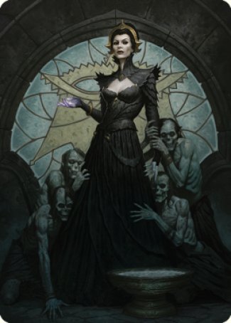 Liliana of the Veil Art Card [Dominaria United Art Series] Magic: The Gathering