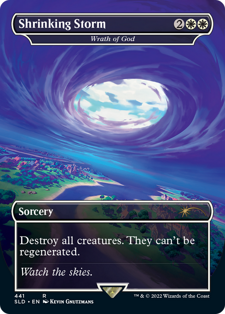 Wrath of God - Shrinking Storm [Secret Lair Drop Series] Magic: The Gathering