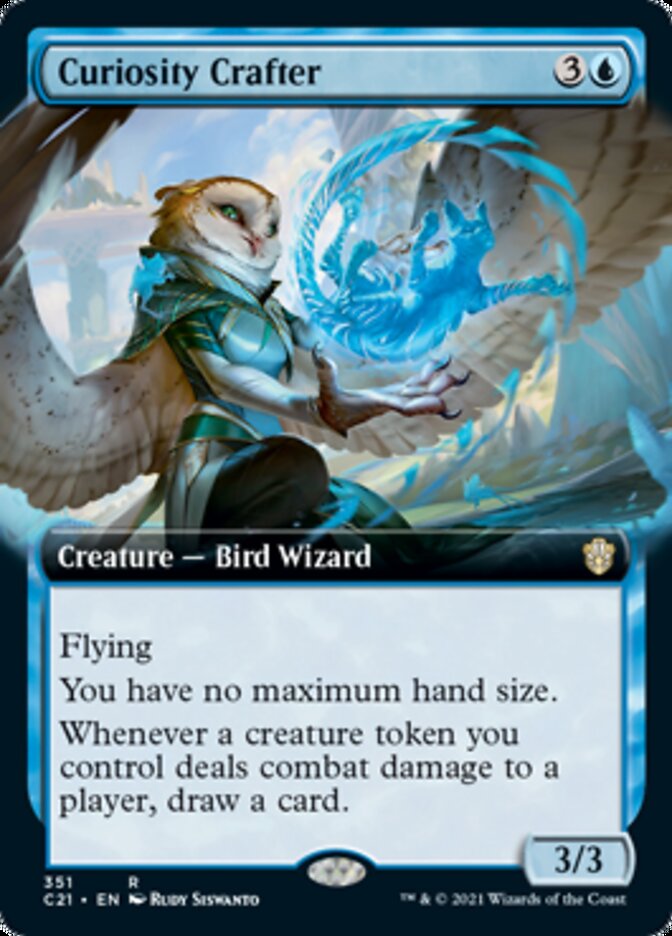 Curiosity Crafter (Extended Art) [Commander 2021] Magic: The Gathering