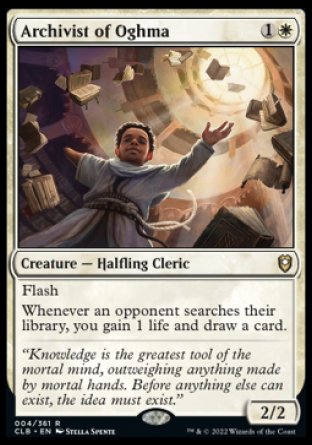 Archivist of Oghma [Commander Legends: Battle for Baldur's Gate] Magic: The Gathering