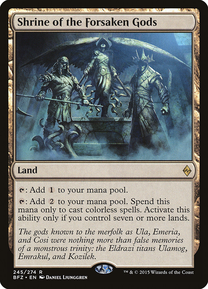 Shrine of the Forsaken Gods [Battle for Zendikar] Magic: The Gathering