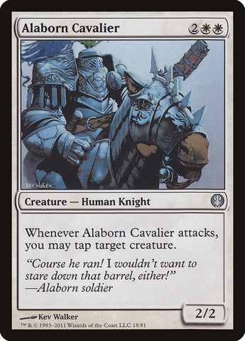 Alaborn Cavalier [Duel Decks: Knights vs. Dragons] Magic: The Gathering