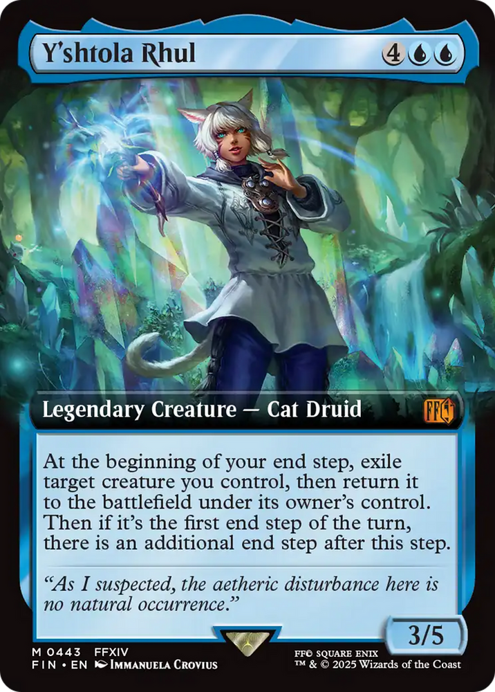 Y'shtola Rhul (Extended Art) [FINAL FANTASY] Magic: The Gathering